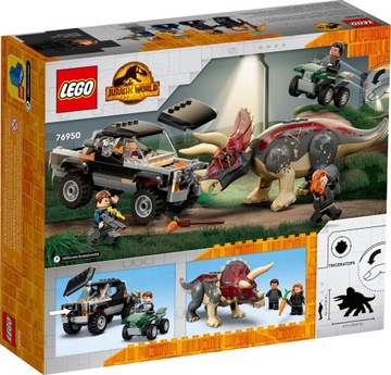 LEGO JURASSIC WORLD ДИНОЗАВР ТРИЦЕРАТОПС 76950