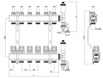 РАСПРЕДЕЛИТЕЛЬ ПОЛА, 2 КОНТУРА
