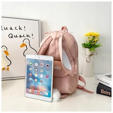 ДЕТСКИЙ РЮКЗАК КРОЛИК С УШАМИ - Лосось