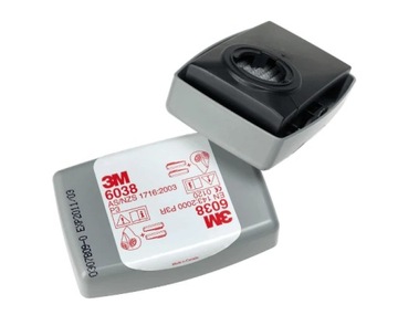 3M 6038 Filtr przeciwpyłowy P3 węglowy para