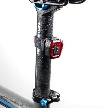 НАБОР 2x СВЕТОДИОДНЫХ ЗАДНИХ ВЕЛОСИПЕДНЫХ ЛАМП USB ЗАДНЯЯ ЧАСТЬ ШЛЕМА