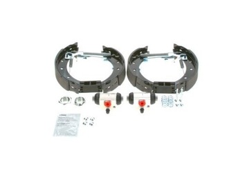 ZESTAW SZCZĘK HAMULCOWY PEUGEOT 206 1,1-2,0 HDI 98-09 KOMPLET Z CYLINDERKAM