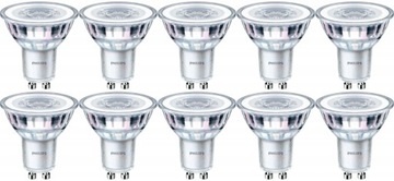 10x ŻARÓWKA PHILIPS LED HALOGEN GU10 2,7W 3000K