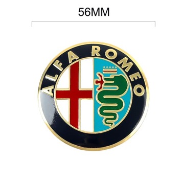 4KS ALFA ROMEO NÁLEPKA LOGO ZNAK 56MM