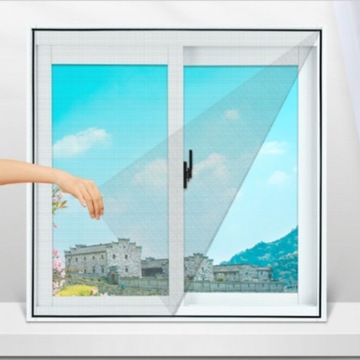 Комарская сеть на окне Окно Мурка комаров комары на липучке 150x200 см.