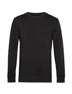 B&C Eko Bluza męska Crew Neck black 3XL