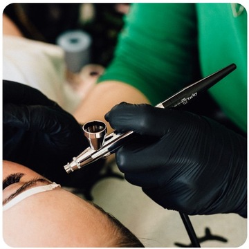 СЕТЕВОЙ Аэрограф для бровей AIRBRUSH Электрический распылитель