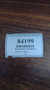 DAEWOO MATIZ VENTILÁTOR CHLADIČŮ