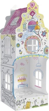 Domek ul. Kocia Kolorowanka 3D Monumi 4+