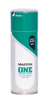 Farba w sprayu turkus RAL 5018 - MASTON ONE 400 ml