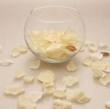 Лепестки роз искусственные 150 шт, романтичные белые 96