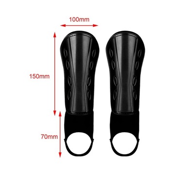 Piłka nożna Nagolenniki EVA czarne