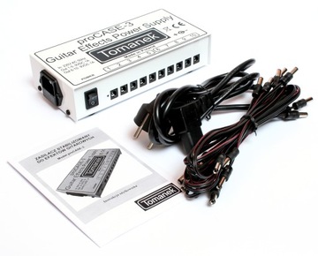 TOMANEK ProCASE-3 БЛОК ПИТАНИЯ НА 10 ЭФФЕКТОВ 9 В постоянного тока, СТАБИЛИЗИРОВАННЫЙ