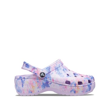 ND05_C4119-34-35 207151 Chodaki damskie Crocs Classic Platform Tie Dye