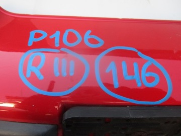 NÁRAZNÍK PEUGEOT 106 HOLÁ PŘEDNÍ