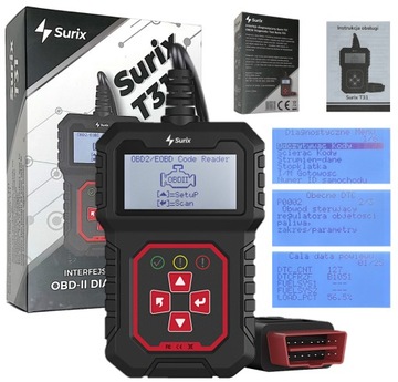 INTERFEJS DIAGNOSTYCZNY TESTER SKANER OBD2 ELM PL