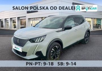 Peugeot 2008 II e-SUV Elektryczny 50kWh 136KM 2023 Peugeot 2008 e-2008 GT SalonPL FVat Od Reki Bogata Wersja Elektryczny