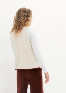 ЖИЛЕТ BONPRIX С КОНТРАСТНОЙ РЕБИНКОЙ 44