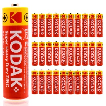 BATERIE PALUSZKI AA 1 5V R6 KODAK BATERIA 30 sztuk