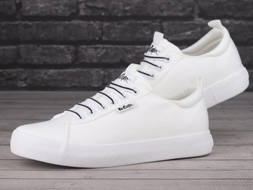 Buty, trampki damskie Lee Cooper WHITE