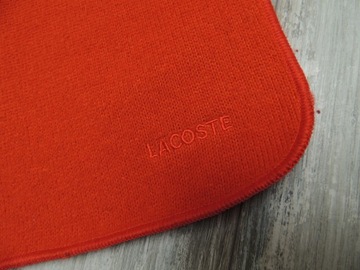 Lacoste orange scarf fleece szalik nowy model