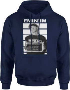 EMINEM BLUZA MĘSKA HIP HOP RAP SLIM SHADY ROZM L Z KAPTUREM DRESOWA NADRUK