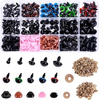 560SZT OCZY OCZKA BEZPIECZNE DO MASKOTKI 6-12MM