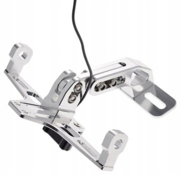 СЕРЕБРЯНЫЙ ДЕРЖАТЕЛЬ ПЛАТЫ С ЧПУ СО СВЕТОДИОДНОЙ ПОДСВЕТКОЙ