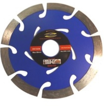 TARCZA DIAMENTOWA SEGMENTOWA DO BETONU GRANITU KOSTKI 125x10x2x22,2
