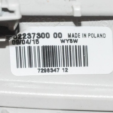 MINI CABRIOLET PŘEDNÍ LEVÝ BLATNÍK SMĚROVKA F57 7298347 2015