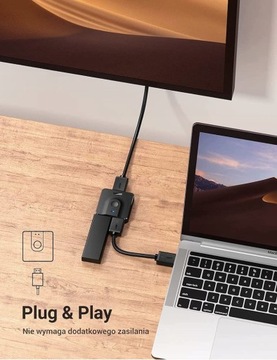 UGREEN Переключатель 2x1 HDMI 2.0 4K 60 Гц HDR HDCP