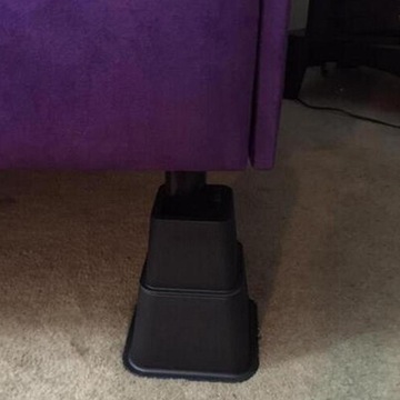 Комплект сверхмощной кровати. Дополнительная кровать высотой 8 дюймов, большое отверстие для подъема подходит для коричневого цвета.