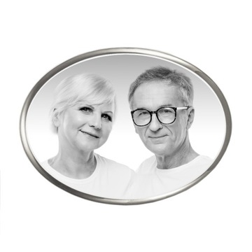 ФОТО МОБИЛЬНИКА Ч.Б. ОВАЛЬНАЯ СЕРЕБРЯНАЯ РАМА 8x10см