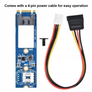 КАРТА АДАПТЕРА M2 НА SATA M.2 NGFF SATA НА 7-КОНТАКТНЫЙ
