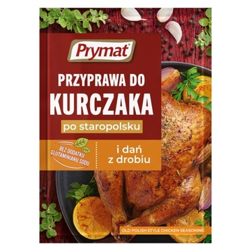 PRYMAT PRZYPRAWA DO KURCZAKA po staropolsku I DAŃ Z DROBIU mieszanka 25G