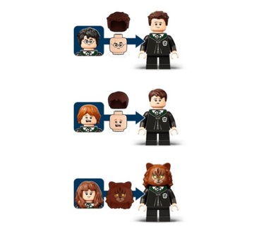 LEGO BrickHeadz 40495 Harry,Hermiona, Ron i Hagrid