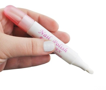 KOREKTOR DO LAKIERU 3 KOŃCÓWKI MANICURE PEDICURE