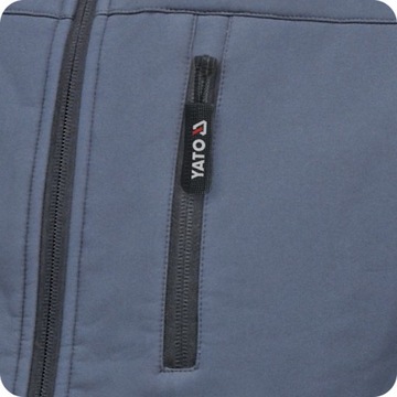 КУРТ. СОФТШЕЛЛ ЧЕРНЫЙ-C. СЕРЫЙ РАЗМЕР L YT-79542 ЯТО