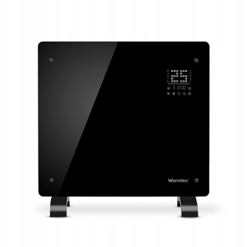 Grzejnik Warmtec EGW-10C z WiFi, szklany front