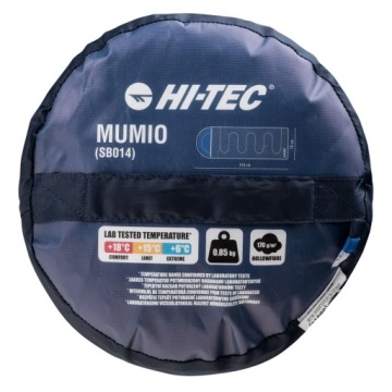 ТУРИСТИЧЕСКИЙ СПАЛЬНЫЙ МЕШОК «МУМИЯ» С КАПЮШОНОМ HI-TEC MUMIO be