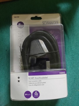kabel video Schwaiger SCA7197 533 Scart kabel 2 m wtyk Scart (1-biegunowy)