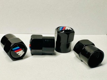 Колпачки на вентили автомобильных шин для MPOWER BMW BLACK Набор из 4 шт.
