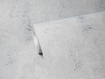 Tapeta Szara Beton Tynk Wytłaczane Przetarcia Grube Tapety Zmywalne
