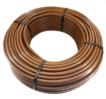 Linia kroplująca 16mm33cm 100m Wąż PREMIUM BRĄZOWA