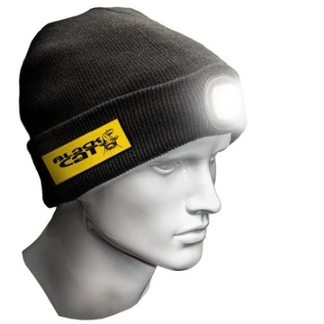 ЧЕРНАЯ ШАПКА CAT LED LANCER