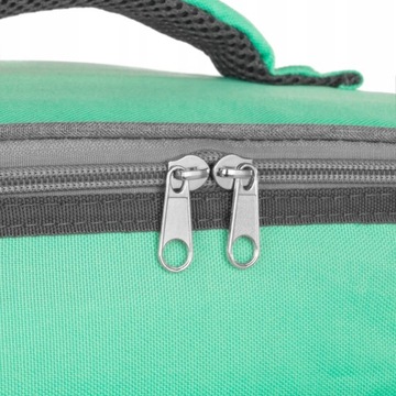 ТВЕРДАЯ ТЕРМОСУМКА 2 ОТДЕЛЕНИЯ С КАРМАНАМИ + РЕМЕШОК + ВСТАВКИ 2x400