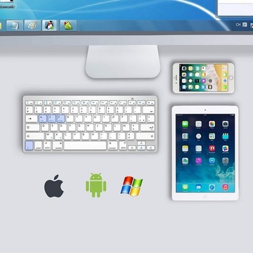 БЕСПРОВОДНАЯ КЛАВИАТУРА BLUETOOTH USB iOS Win