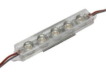 MODUŁ LED 5 SMD 5050 1W IP65 Panel 24V DC Czerwony