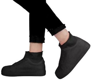 WODOODPORNE GUMOWE OCHRANIACZE NA BUTY L