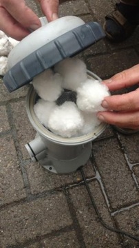 Filtry Kulki Pompy Piaskowej Pompa Basen Filtr = 25kg Piasku AQUALOON 700g